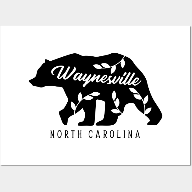 Waynesville North Carolina Tourist Souvenir Wall Art by carolinafound